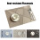 Mantel individual rectangular de PVC resistente al calor y antideslizante (4 unidades) 1