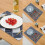 Japanese Style Waterproof Placemats 4 Pack 6
