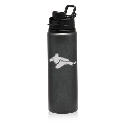 25oz träkolsvattenflaska för kampsport