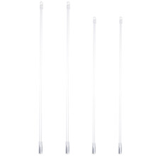 Vareta transparente para cortina vertical (4 peças)