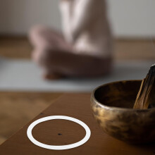 3 ks gumových kroužků pro zpívající mísu, zvuková mísa, gumové kroužky, dekorace, bílá, řemeslná dekorace pro meditaci