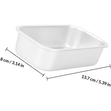 3-teiliges Backformen-Set, rechteckige Brotformen aus Aluminiumlegierung, vielseitig einsetzbar, einfach