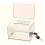 Clear Donation Box with Lock Portable Storage Jar 5