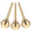 Set di 3 mini vasi decorativi in rame rustico 1