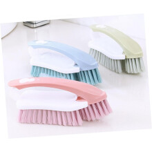 3pcs Multipurpose Nylon Scrubbing Brush for Laundry Clothes Washing and Shoe Cleaning Brush
