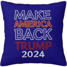 Capa de Almofada Trump2024, 45x45cm, em Poliéster Macio