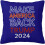 Capa de Almofada Trump2024, 45x45cm, em Poliéster Macio 1