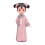 CUTICATE Mädchen-Harzstatue, traditionelle chinesische Miniatur 1