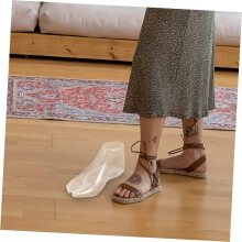 3 Pairs Women’s Shoe Display Foot Mannequin Size 36 Semi- Plastic Shoe Forms Socks Supports