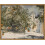 Framed Vintage Orange Trees Wall Art 11x14 in 1