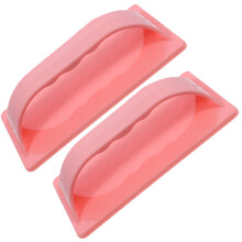 Narzędzie do krojenia hot dogów – różowe PVC, 2 sztuki