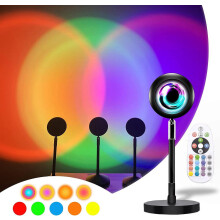Sonnenuntergangsprojektorlampe RGB-Farbwechsel 16 Farben