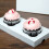 Τυπική θήκη για 2 cupcakes για κουτιά αρτοποιίας 8" x 4" 1