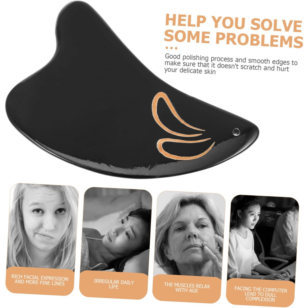 Hkhbjs 3Pcs Gua Sha Massage Tool Lymphatic Massager Facial Tools Portable Massage Scraper