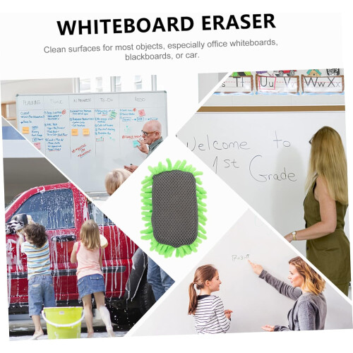 3pcs Magnetic Eraser Versatile Dry Erase Board Wipers