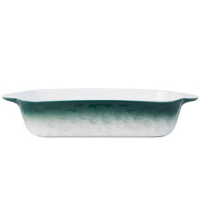 Ceramic baking dish rectangular lasagna pan with handles