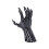 Væghængende statue af sort heksehånd Halloween-dekoration 1