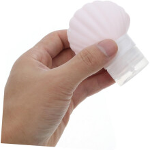 3 Silikon-Reiseflaschen für Shampoo und Spülung, tragbare Lotionbehälter, PVC-Beutel für den Kulturbeutel