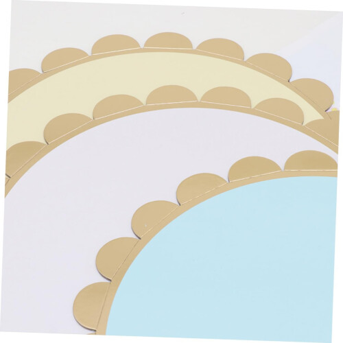 3-teiliger Papier-Kuchenständer, einstöckiger runder Kuchenständer 2