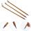 3pcs Chinese Calligraphy Pens Set for Beginners Small Script Brush Calligraphy Ink Writing Tools 3