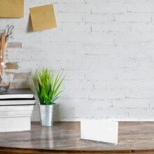 3 Stück PVC-Regalteiler in L-Form mit Magnetband für die Regalorganisation im Innenbereich