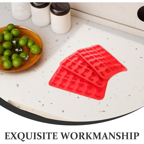 Stampi per caramelle in silicone sicuro, 3 pezzi, a forma di osso, design multiuso 2