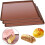 3pcs Silicone Dehydrator Baking Sheet Rack for Sheet Drying Rack Oven Trays Fruit Drying Reusable Dehydrator Tray Liner 2