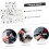 3 φύλλα ανάγλυφα αυτοκόλλητα νυχιών floral nail art για γυναίκες κορίτσια DIY 6