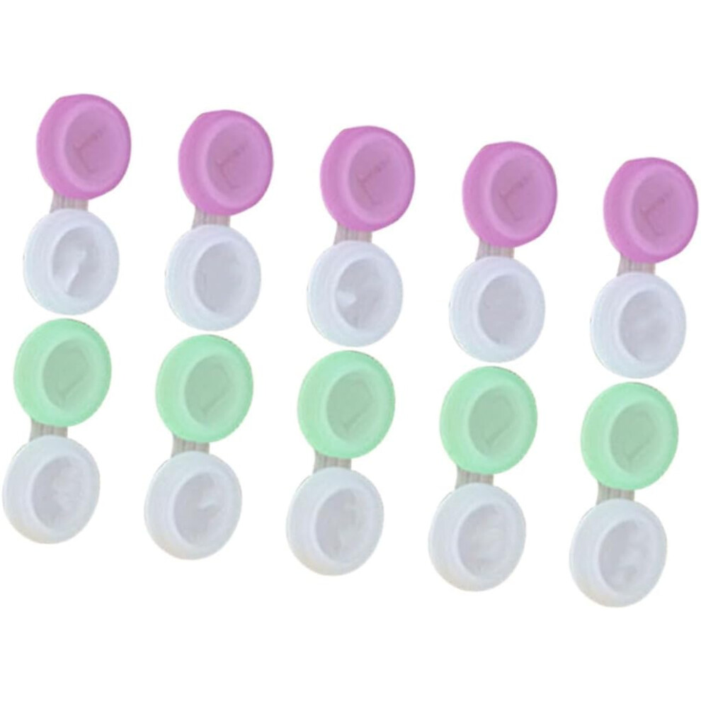 Hkhbjs 30Pcs Top-Quality Lens Case Holder Portable Storage Box For Contact Lenses For Home Travel Outdoor Style