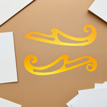Kunststof Franse curve linialen en precisie-instrumenten set van 3 met comfortabele grip voor naaien en patroonontwerp.