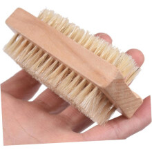 3pcs Wooden Cleaning Brush Handwashing Pig Bristles for Dishwashing and Bathroom Scrubbing