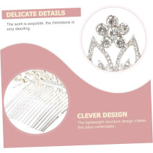 4pcs Strass Pearl Crown Meninas Tiara Capeçalho para Acessórios de Cabelo Meninos e Meninas Princesa Fadas Decoração da Festa