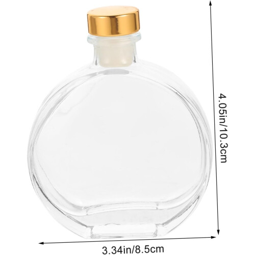 Diffusorflasche für ätherische Öle und Parfums, 100 ml Glasbehälter mit Verschluss 1