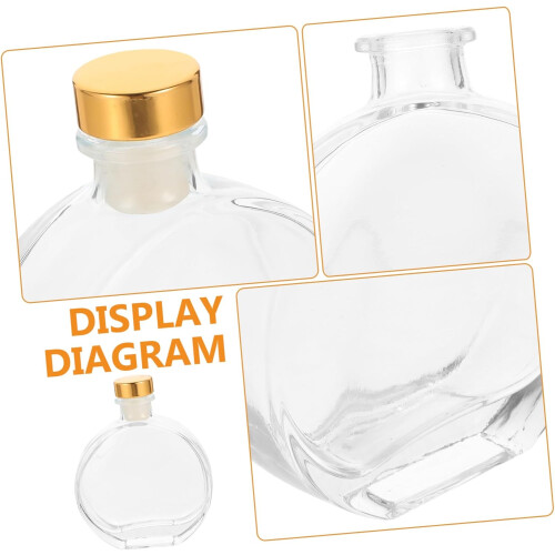 Diffusorflasche für ätherische Öle und Parfums, 100 ml Glasbehälter mit Verschluss 2