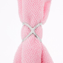 Ensemble de 3 anneaux à foulard en forme de X, pinces à foulard en soie en métal blanc, diamètres intérieurs de 12 mm, 18 mm et 21 mm.