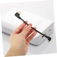 90-Grad-Winkel-Micro-USB-Kabel, 3 Stück, 15 cm kurzes Schnelllade- und Datensynchronisationskabel-Adapter