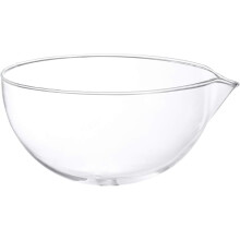 3-teiliges Set wiederverwendbarer Verdunstungsschalen aus Glas mit rundem Boden