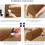 Polyester sofaarmtrekk sett med 2 – stretch 5