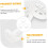 3pcs Plastic Earmuff Racks DIY Warm Earmuff Frames Ear Muff Skeleton Holders for Making Supplies Suitable 8