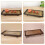Plateau à thé rectangulaire en bois 39 x 19 cm 2
