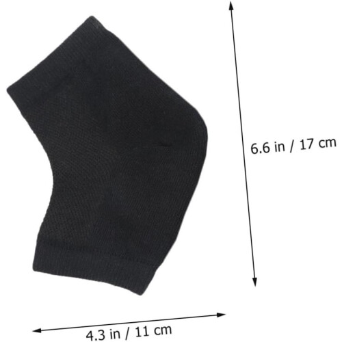 4 ζευγάρια κάλτσες με τζελ και slip heel για ενυδάτωση και αίσθηση ανοιχτών δακτύλων 1