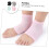 4 ζευγάρια κάλτσες με τζελ και slip heel για ενυδάτωση και αίσθηση ανοιχτών δακτύλων 6