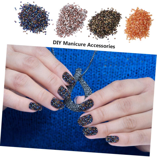 Lot de 4 strass en zirconium pour manucure et décoration multi-usages 2