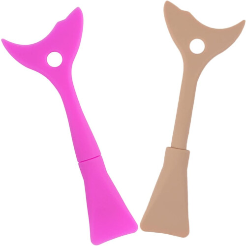 8pcs Eyeliner Aids Guard Applicator Silicone Mascara Shield Tool Pads Makeup Tools 1