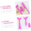 8pcs Eyeliner Aids Guard Applicator Silicone Mascara Shield Tool Pads Makeup Tools 3