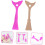 8pcs Eyeliner Aids Guard Applicator Silicone Mascara Shield Tool Pads Makeup Tools 4