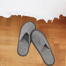 Portátil dobrável antideslizante chinelos de viagem 4 pares para homens e mulheres