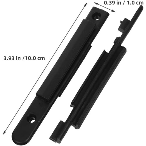 4pcs Retractable Barrier Cassette Replacement Clips Made of Sturdy Abs Material 1