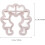 4 Sets Animals Shape Cookie Cutters Biscuit Molds Plastic Baking Tools Easy to Use Safe 2