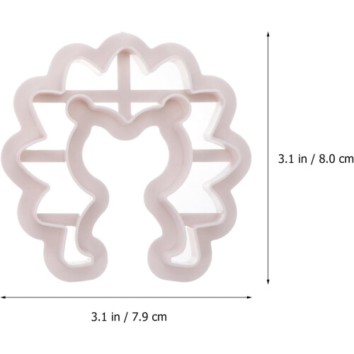 4 Sets Animals Shape Cookie Cutters Biscuit Molds Plastic Baking Tools Easy to Use Safe 1